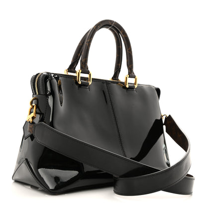 Louis Vuitton Patent Calfskin Miroir Tote Black 3 of 11