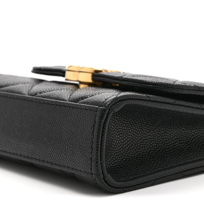 Chanel Caviar Quilted Coco First Clutch With Chain Black 11 of 11
