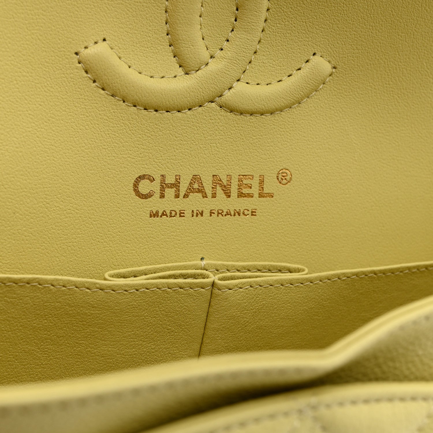Chanel Caviar Quilted Rainbow CC Small Double Flap Green 6 of 10