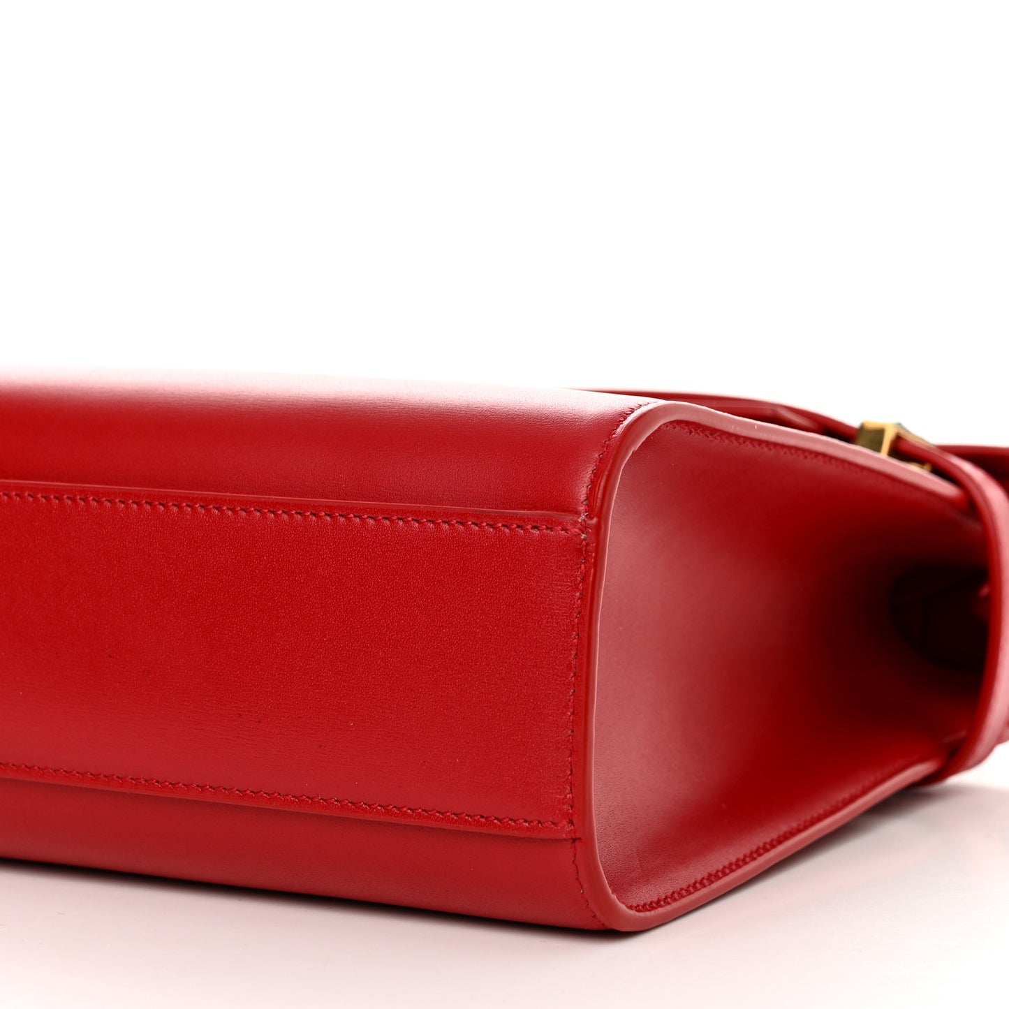 Smooth Calfskin Manhattan Shoulder Bag Rouge Eros