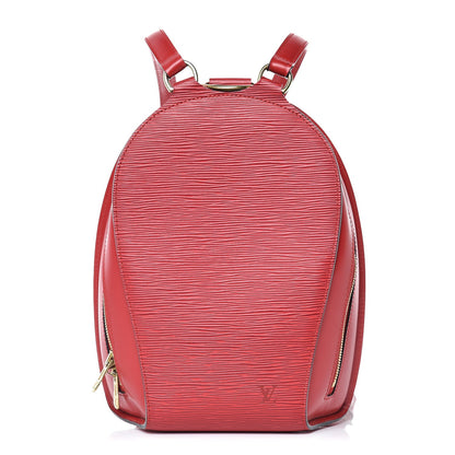 Louis Vuitton Epi Mabillon Backpack Castillan Red 1 of 9