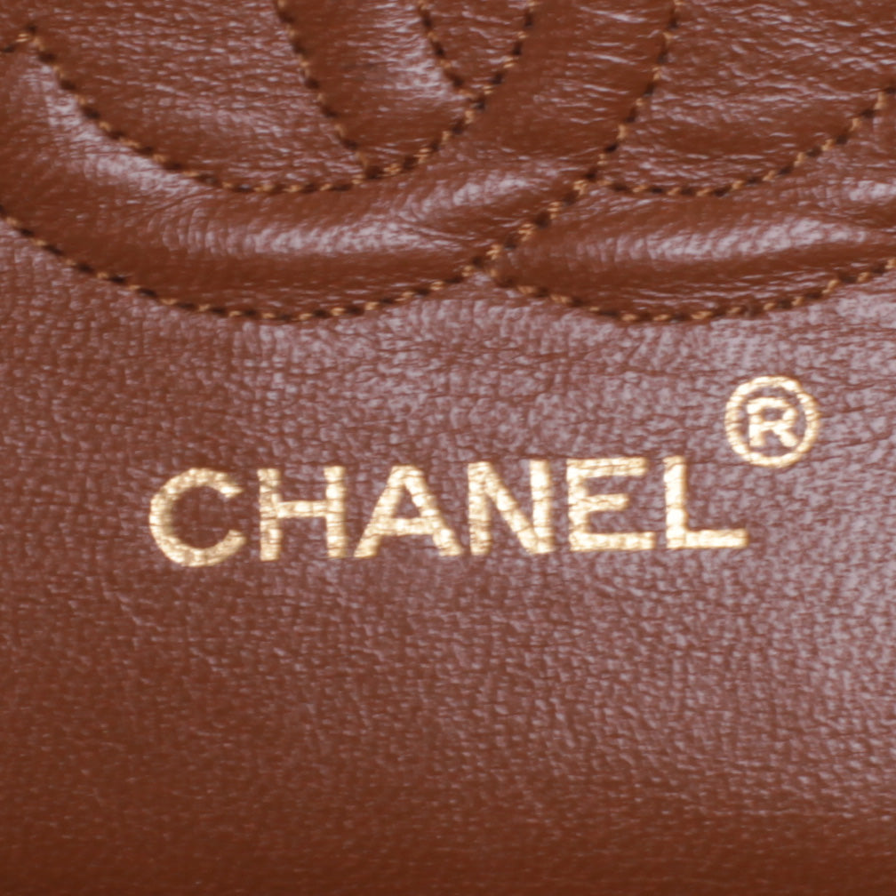 Chanel Lambskin Small Double Flap Brown 8 of 10
