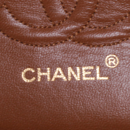 Chanel Lambskin Small Double Flap Brown 8 of 10