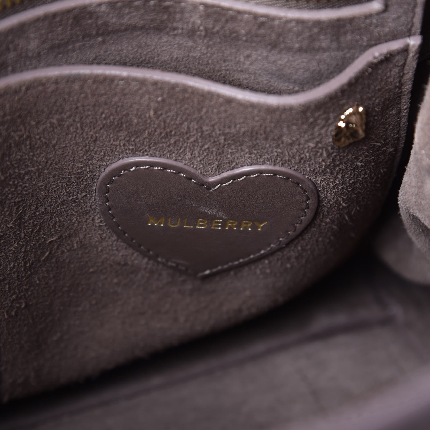 Mulberry Calfskin Studded Medium Cara Delevingne Convertible Satchel Taupe 7 of 8