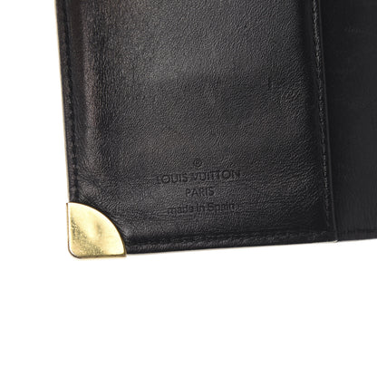 Louis Vuitton Suhali Small Ring Agenda Cover Black 5 of 6