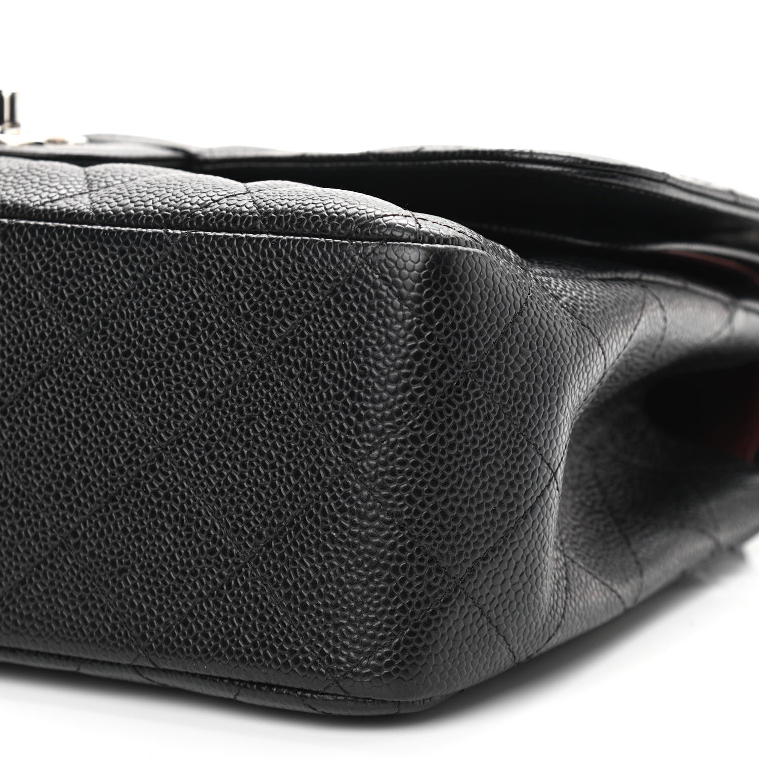 Chanel Caviar Quilted Jumbo Double Flap Black 10 of 12