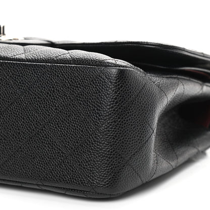 Chanel Caviar Quilted Jumbo Double Flap Black 10 of 12