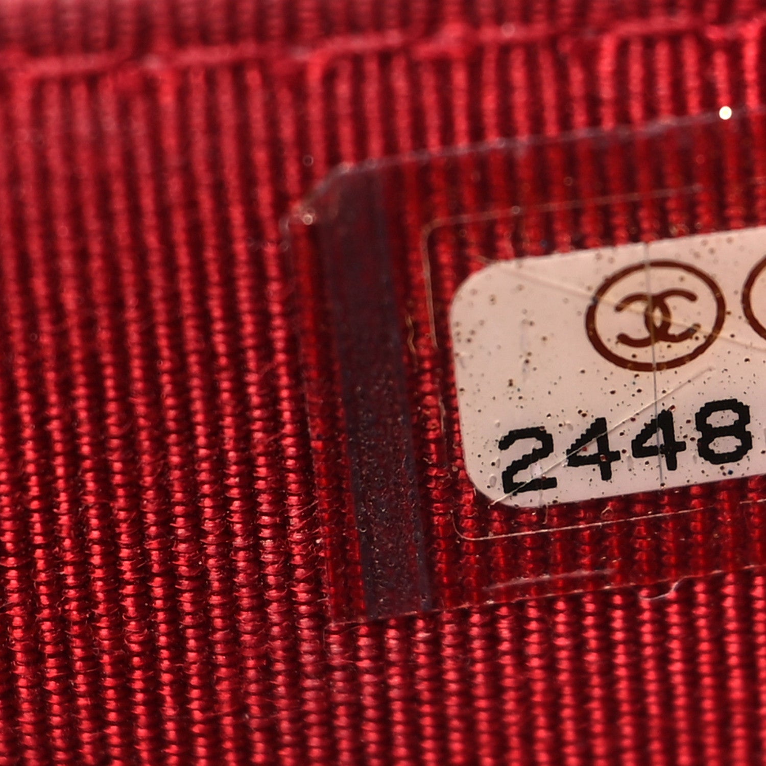 Chanel Caviar Quilted Wallet on Chain WOC Red 8 of 14