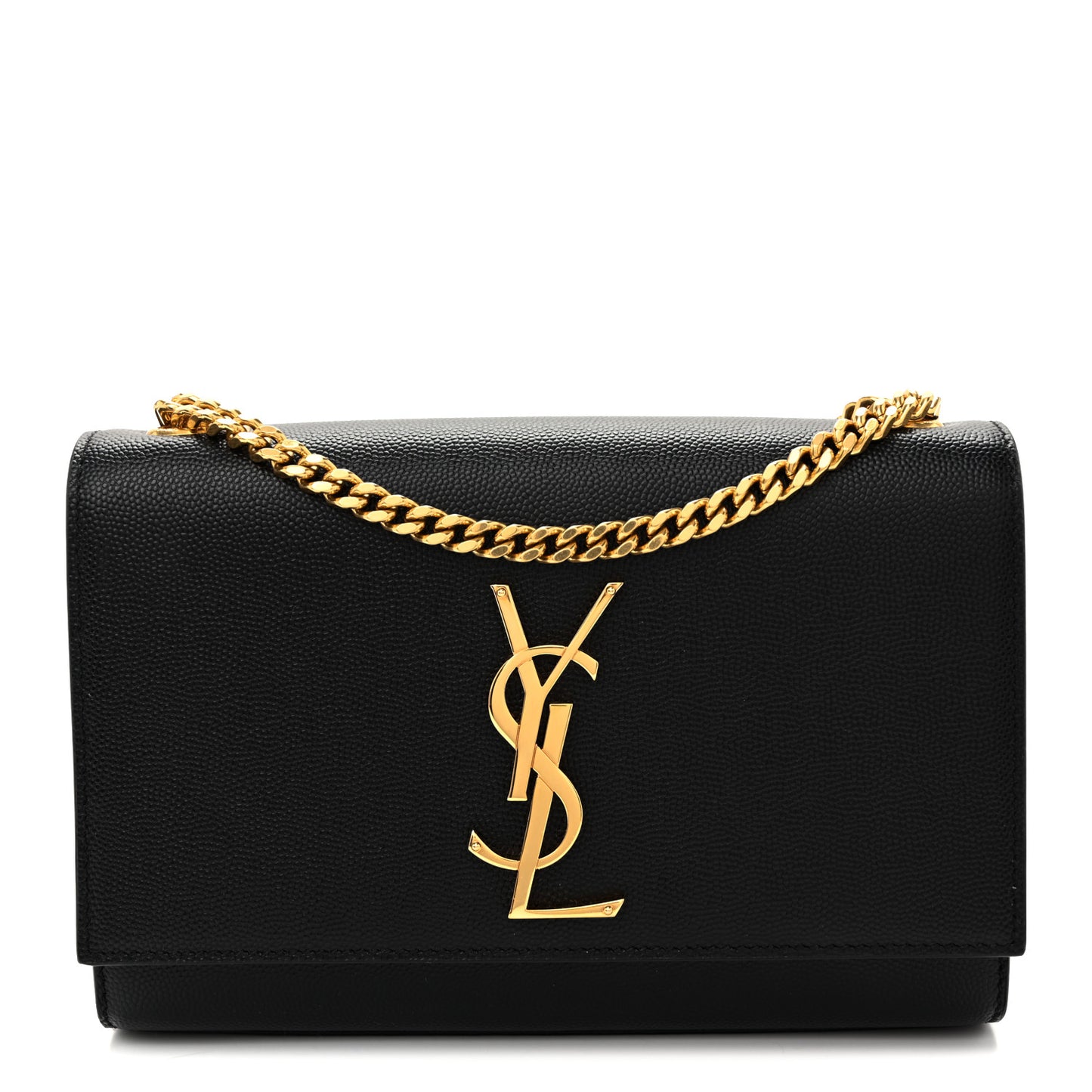 Grain De Poudre Small Monogram Kate Satchel Black