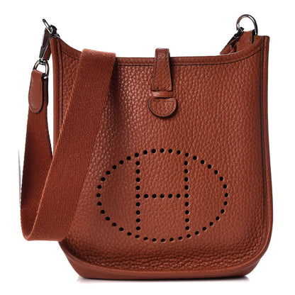 Hermes Taurillon Clemence Evelyne TPM Brique 1 of 10