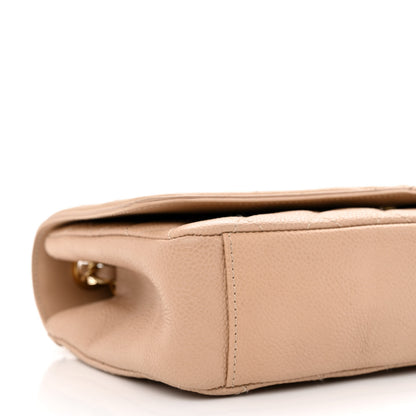 Chanel Caviar Quilted Medium CC Filigree Flap Beige 9 of 13