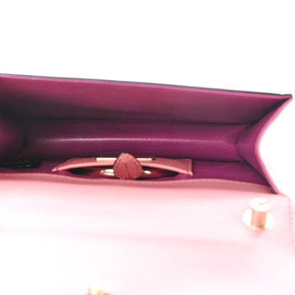 Bulgari Nappa Embellished Serpenti Forever Crossbody Pink 5 of 11