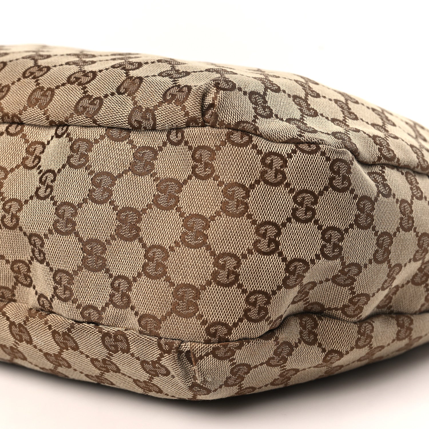 Gucci Monogram Large New Ladies Web Hobo Dark Brown 9 of 10