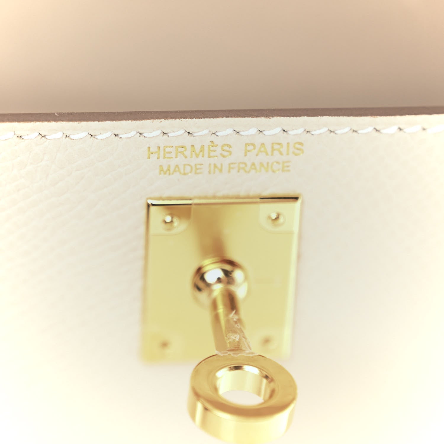 Hermes Epsom Mini Kelly Sellier 20 Craie 6 of 10