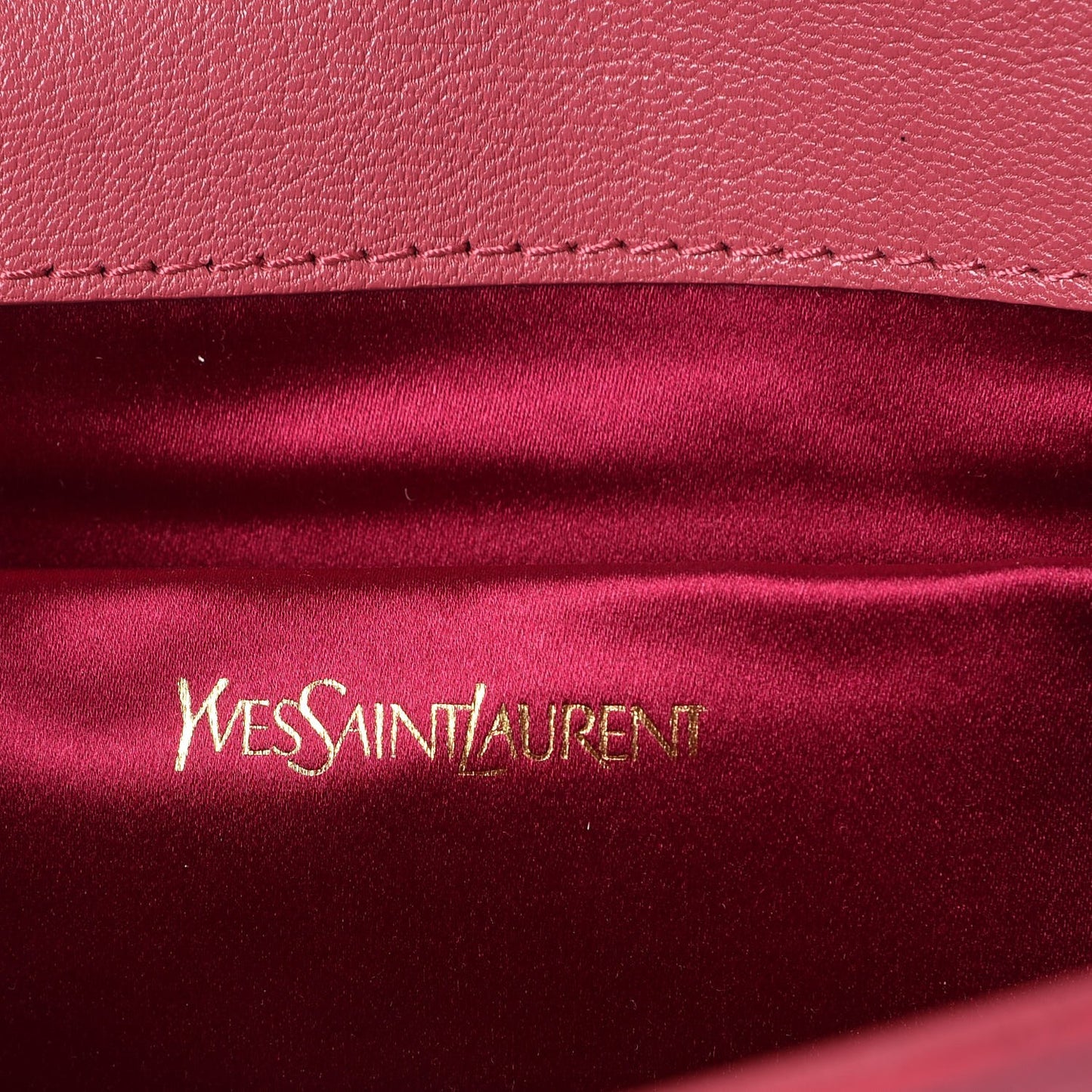 Calfskin Monogram Large Belle De Jour Clutch Pink