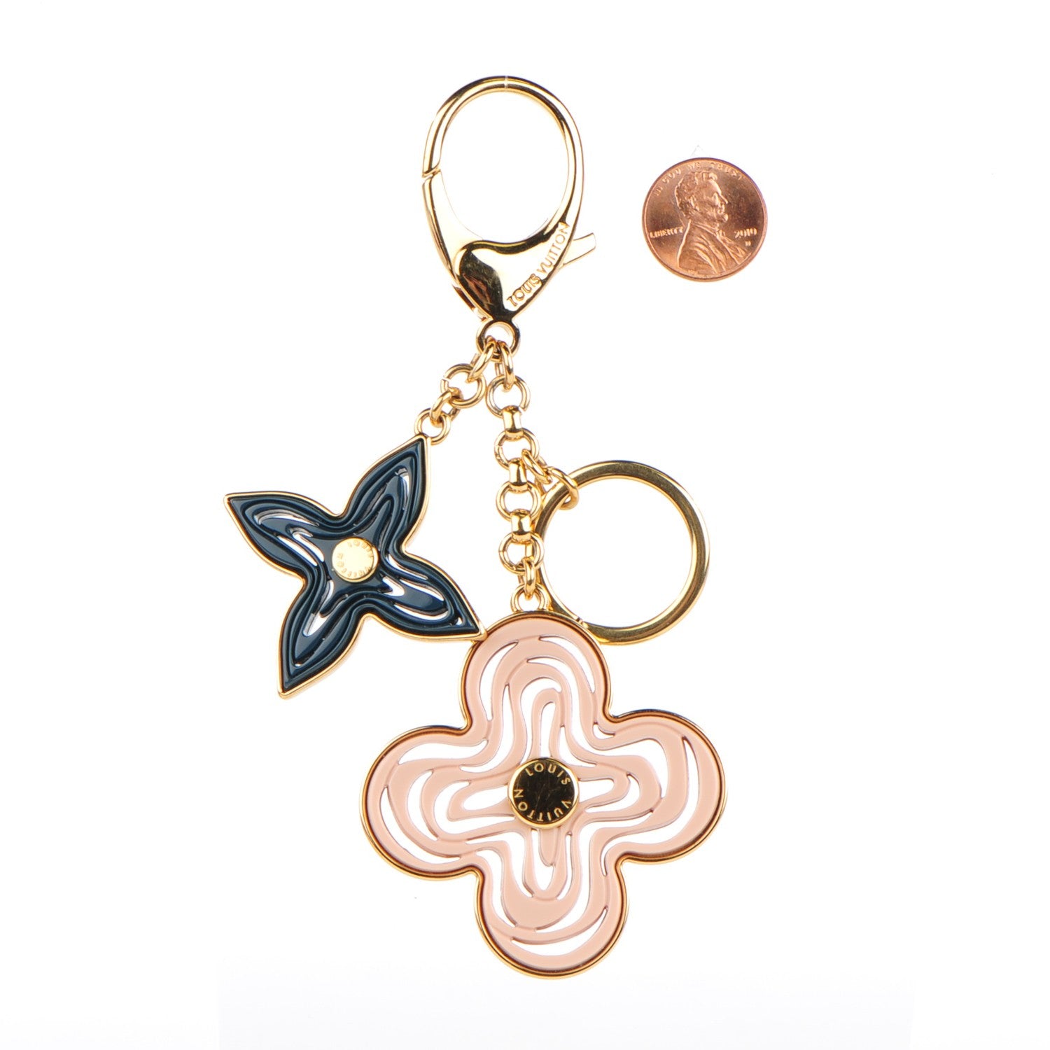Louis Vuitton Resin Naif Bag Charm Rose 2 of 5