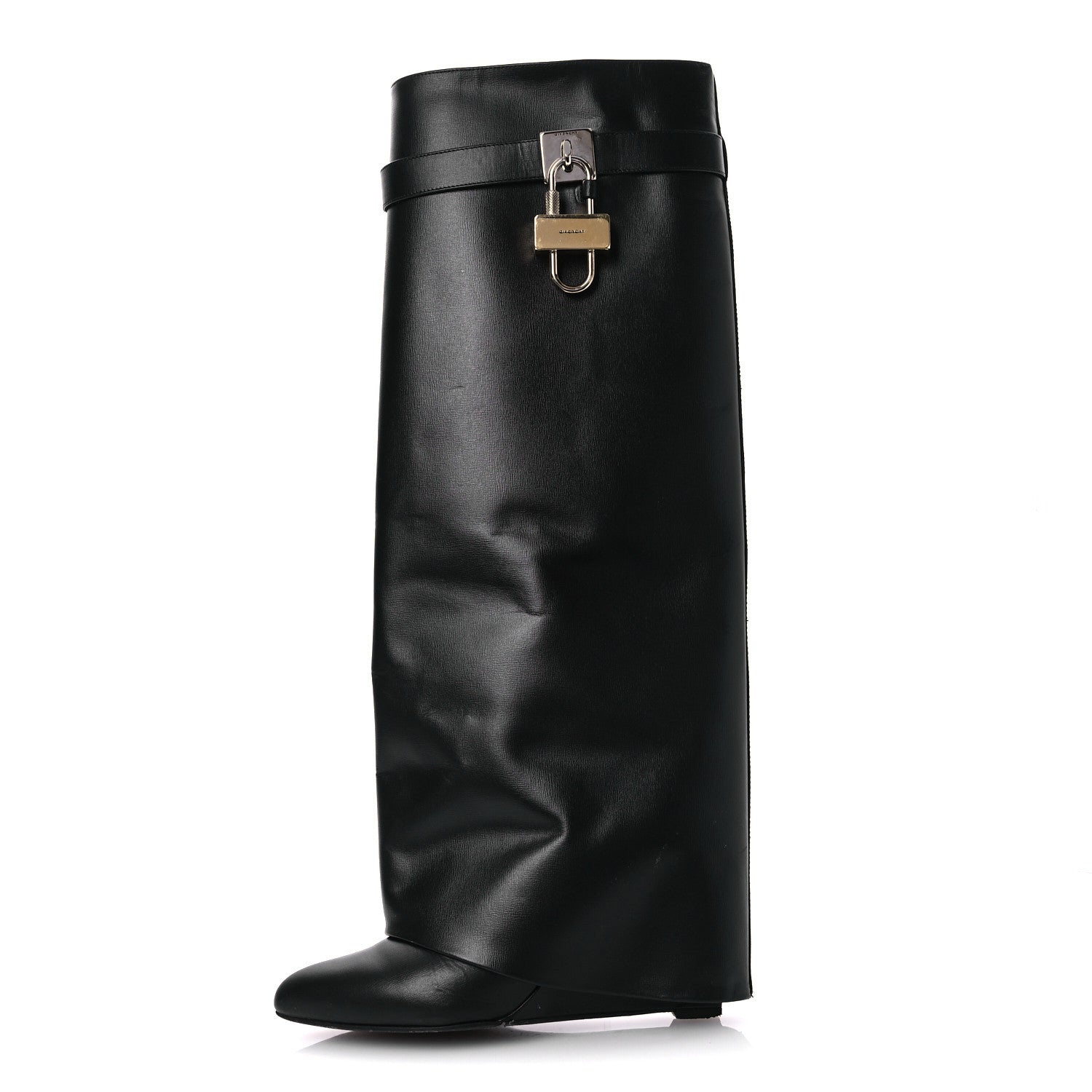 Givenchy Calfskin Shark Lock Pant Boots 36 Black 1 of 13