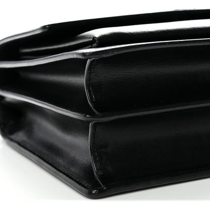 Saint Laurent Calfskin Medium Monogram Monochrome Sunset Black 10 of 15