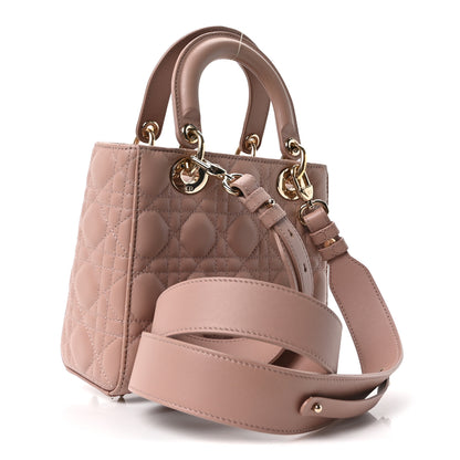 Christian Dior Lambskin Cannage Small My ABCDior Lady Dior Fard 3 of 11