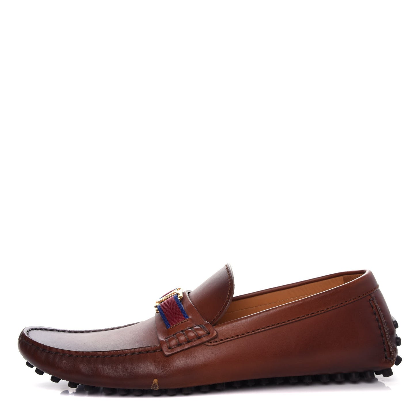Smooth Calfskin Hockenheim Moccasin Loafers 8 Brown