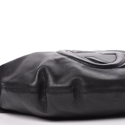 Gucci Pebbled Calfskin Medium Soho Hobo Black 12 of 13