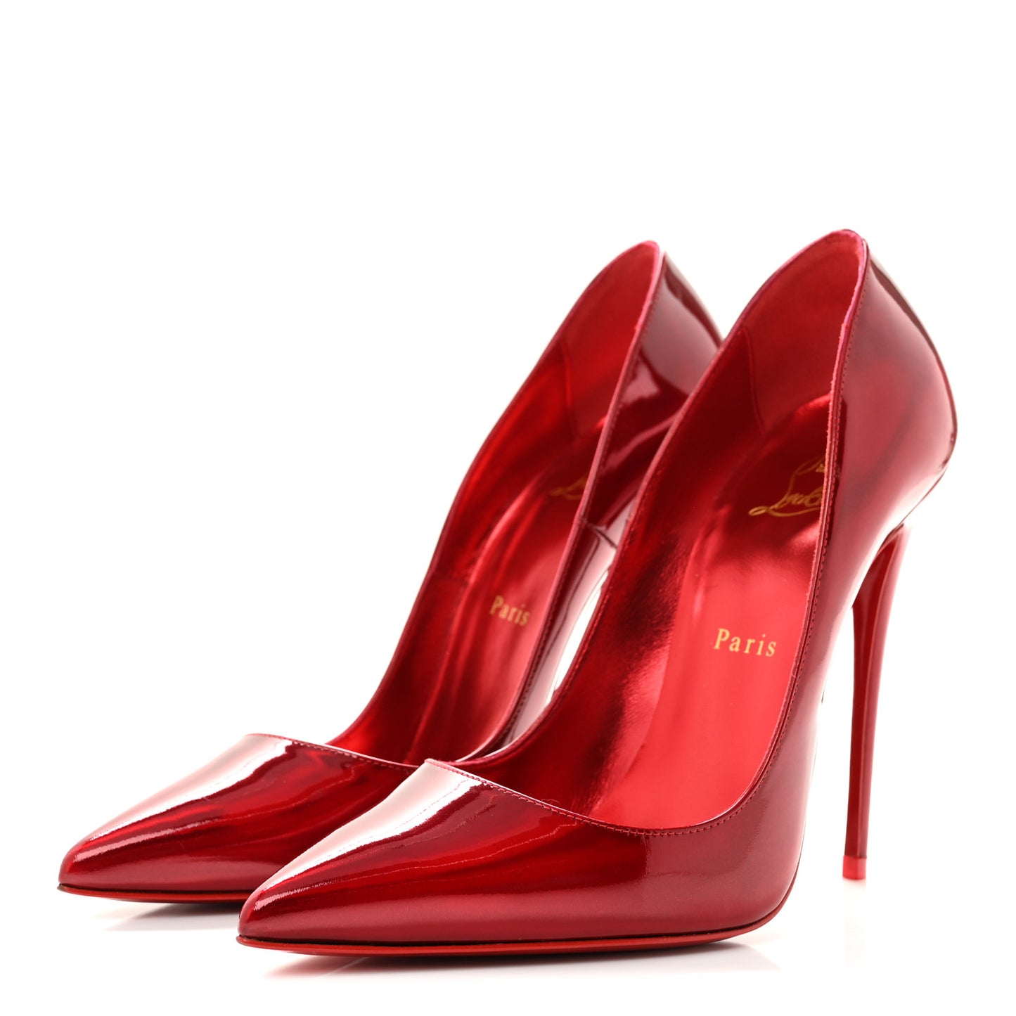 Metallic Patent Psychic So Kate 120 Pumps 38.5 Loubi