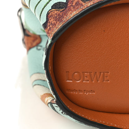Loewe Calfskin Mermaid Print Paulas Ibiza Crossbody Bag Aqua 6 of 7