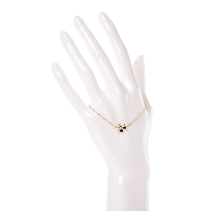 Van Cleef & Arpels 18K Yellow Gold Diamond Mini Frivole Bracelet 2 of 6