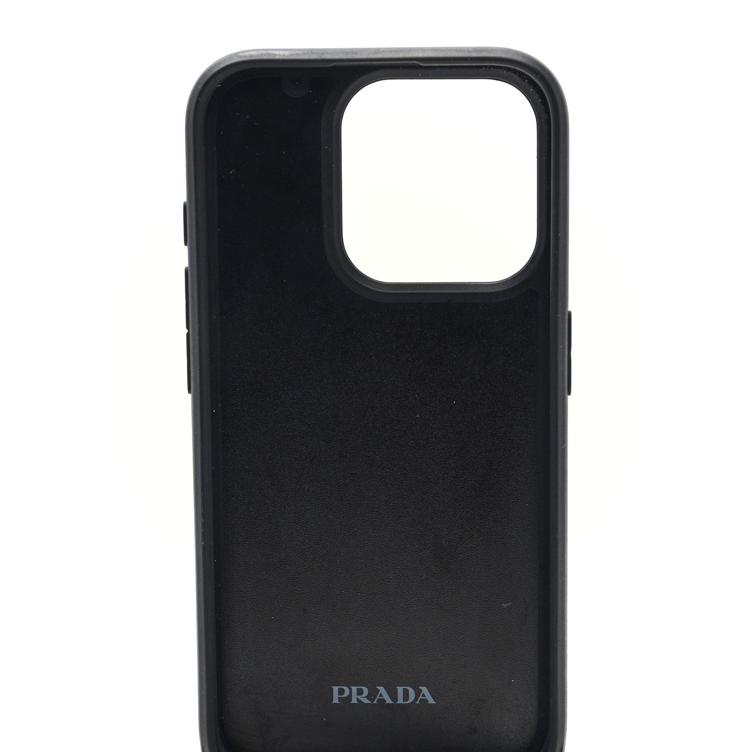 Prada Saffiano iPhone 15 Pro Case With Strap Black 1819734
