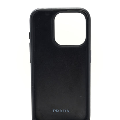 Prada Saffiano iPhone 15 Pro Case With Strap Black 4 of 6