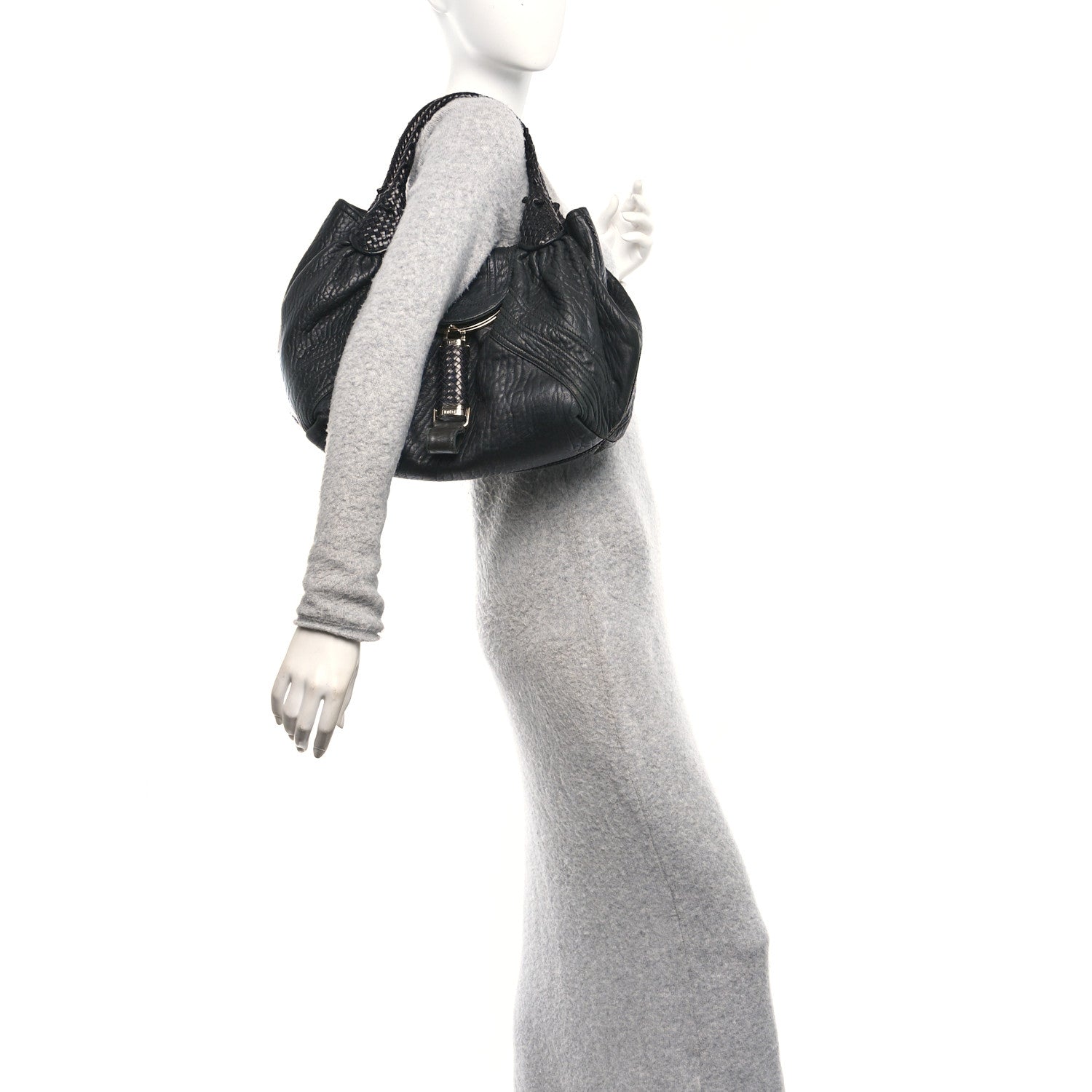 Fendi Nappa Nuvolata Spy Black 2 of 10
