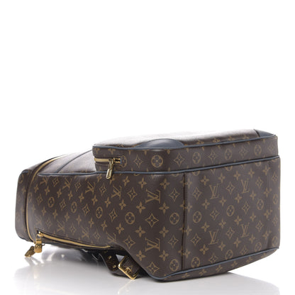 Louis Vuitton Monogram Cuir Slate Backpack Blue 3 of 9