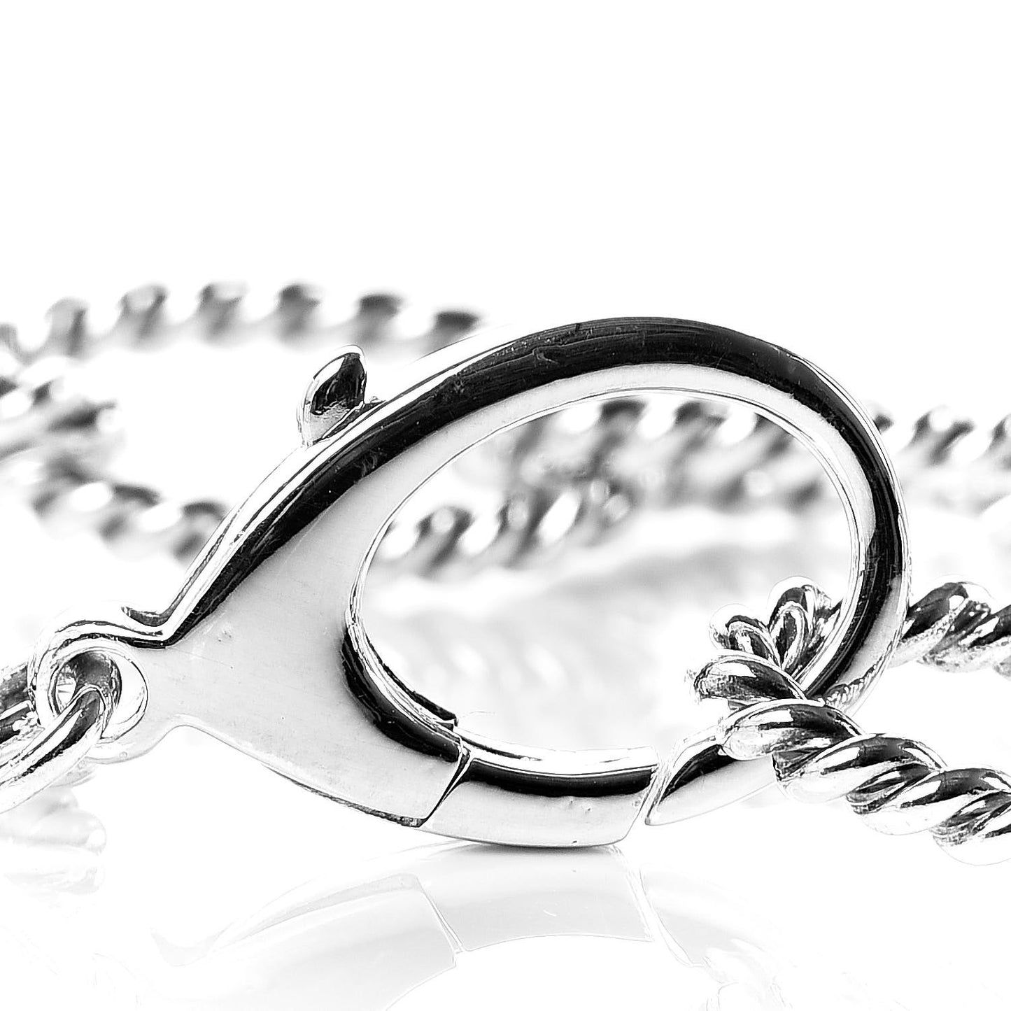 Sterling Silver Twist Link Bracelet