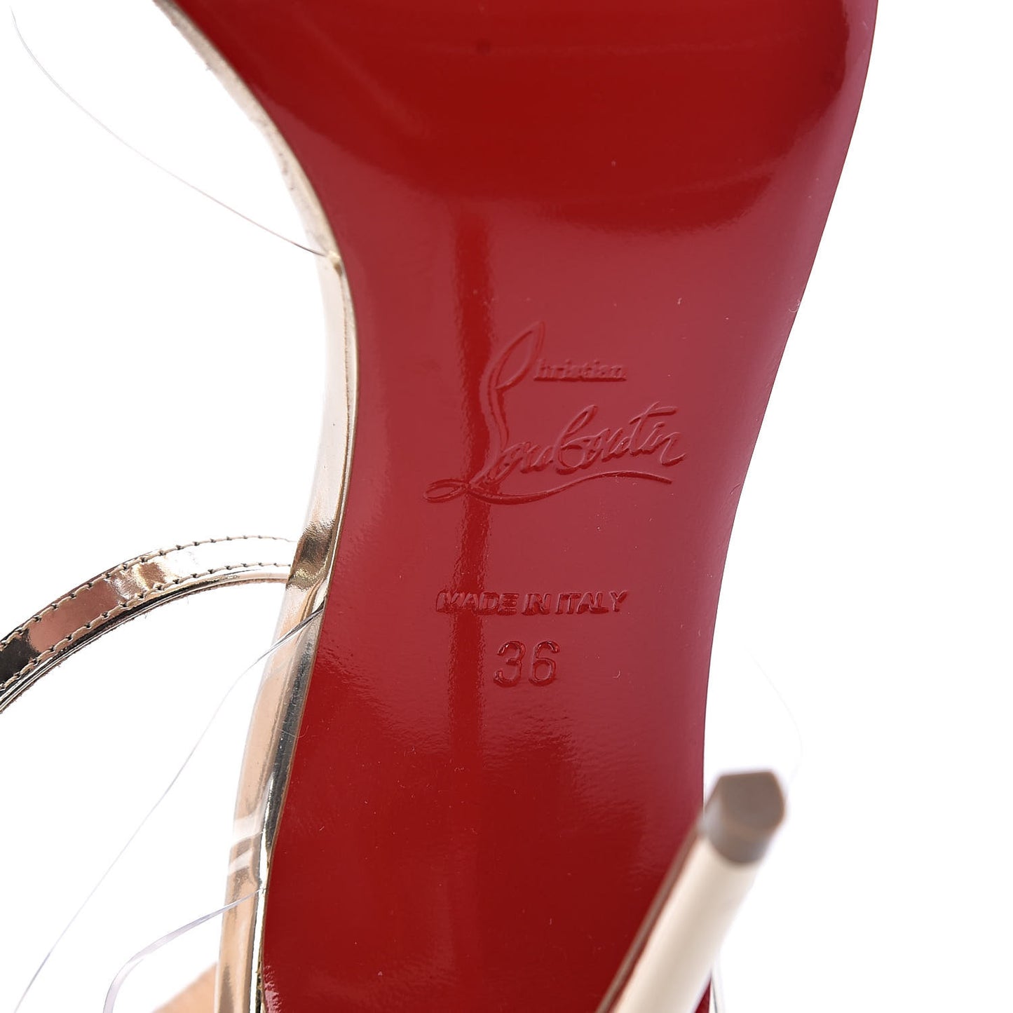 PVC Specchio Spikoo 100 Pumps 36 Light Gold