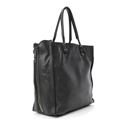 Balenciaga Veau Papier A5 Zip Around Tote Gris Fossile 2 of 4
