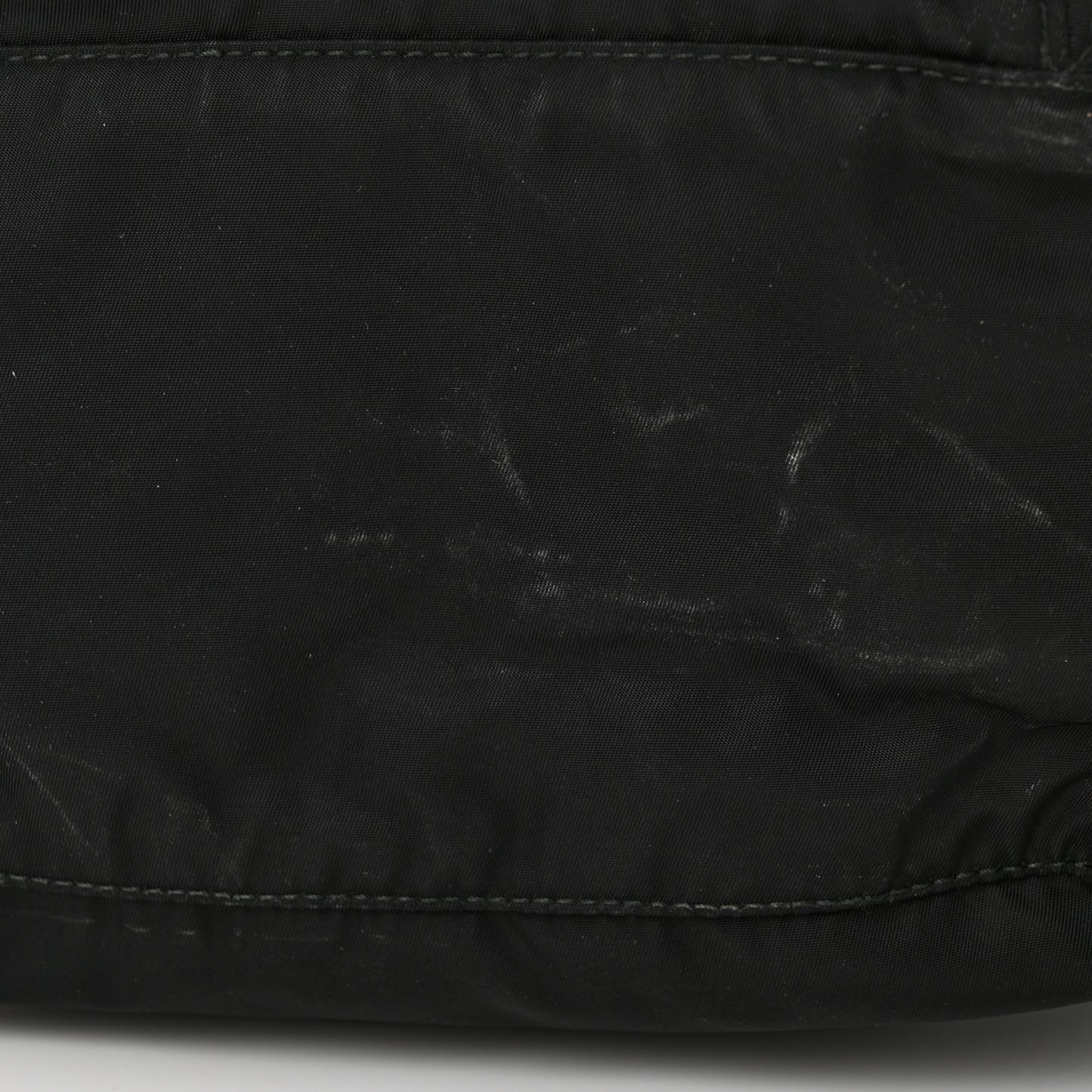 Nylon New Vela Studded Messenger Bag Black