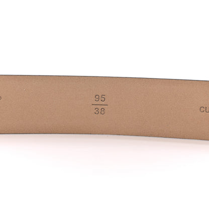 Chanel Calfskin Belt 95 38 Black 4 of 6