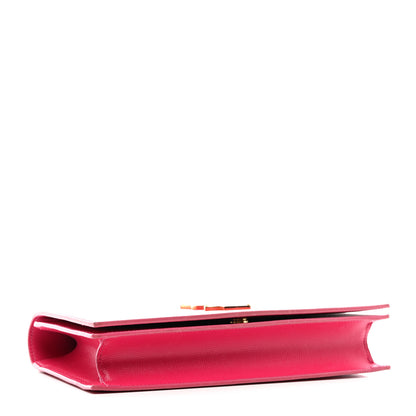 Saint Laurent Grain De Poudre Classic Monogram Kate Clutch Lipstick Fuchsia 4 of 7