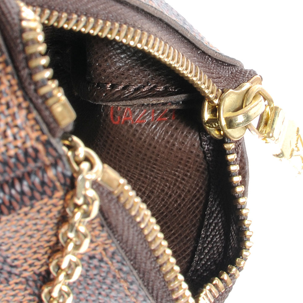 Damier Ebene Key Pouch
