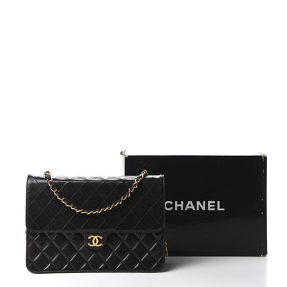 Chanel Lambskin Quilted Medium Single Flap Black 17 of 17