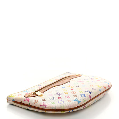 Louis Vuitton Monogram Multicolor Pochette Plate GM White 4 of 7