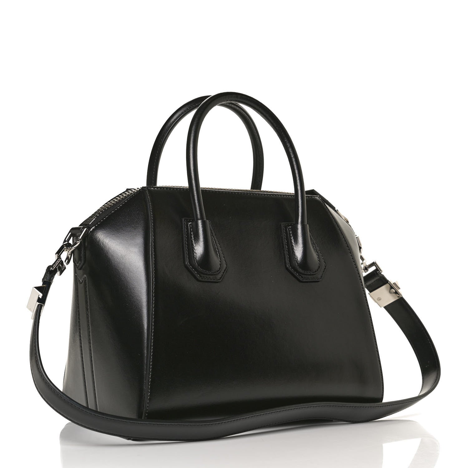 Givenchy Shiny Lord Calfskin Small Antigona Black 2 of 14