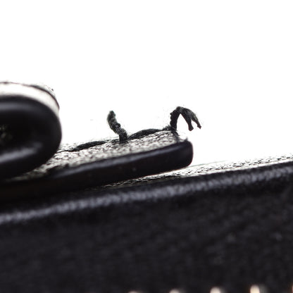 Prada Saffiano Compact Bow Zip Around Wallet Black 14 of 15