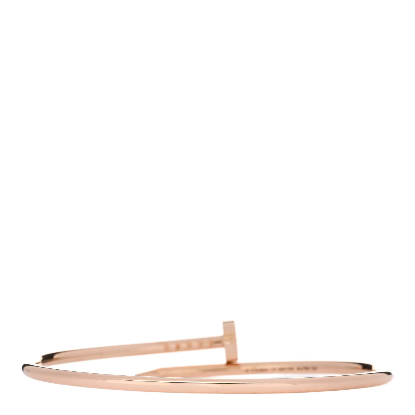 18K Pink Gold Small Juste Un Clou Bracelet 17