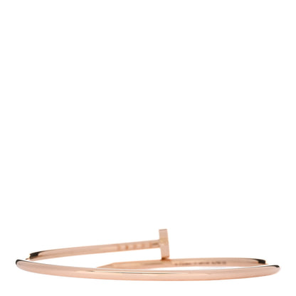 Cartier 18K Pink Gold Small Juste Un Clou Bracelet 17 2 of 3