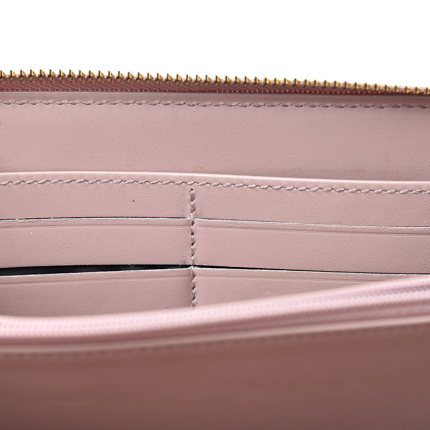 Gucci Guccissima Zip Around Wallet Pink 8 of 13
