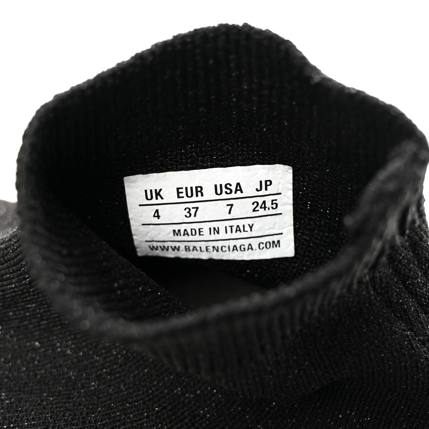 Balenciaga Laminated Knit Bi-Color Sole Womens Speed 2.0 Sneakers
