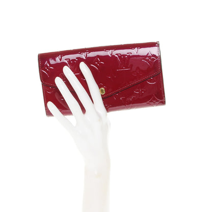 Louis Vuitton Vernis Sarah Wallet NM Magenta 2 of 6