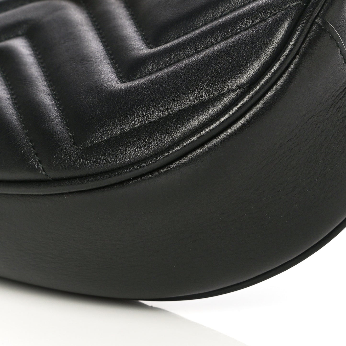 Calfskin Matelasse GG Marmont Belt Bag 75 30 Black