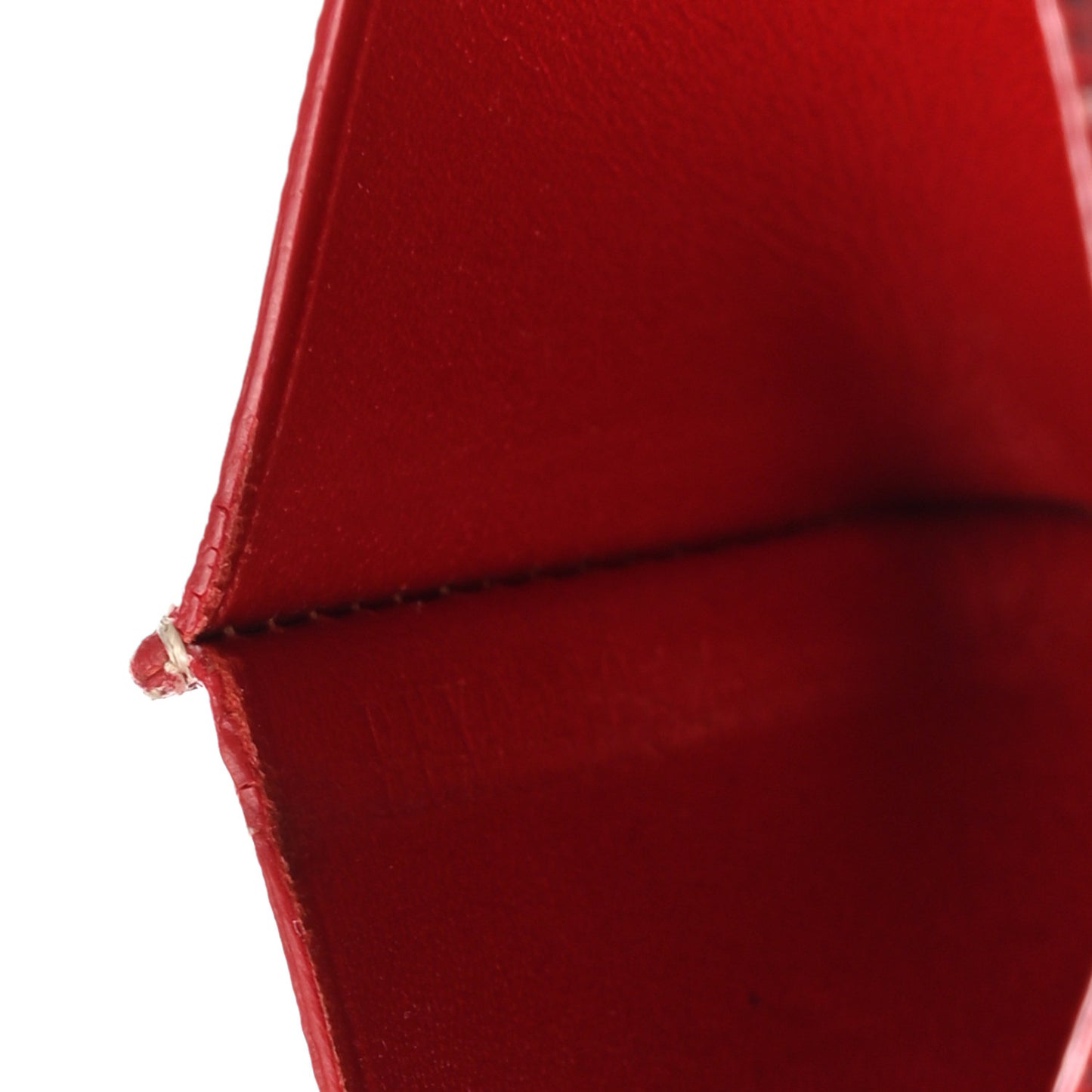 Goyardine Card Holder Red